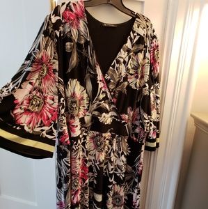 Funky and fun Kimono dress was worn once.